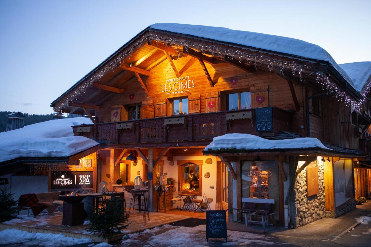 Chalet-Hôtel Les Cimes Le Grand-Bornand Exterior foto