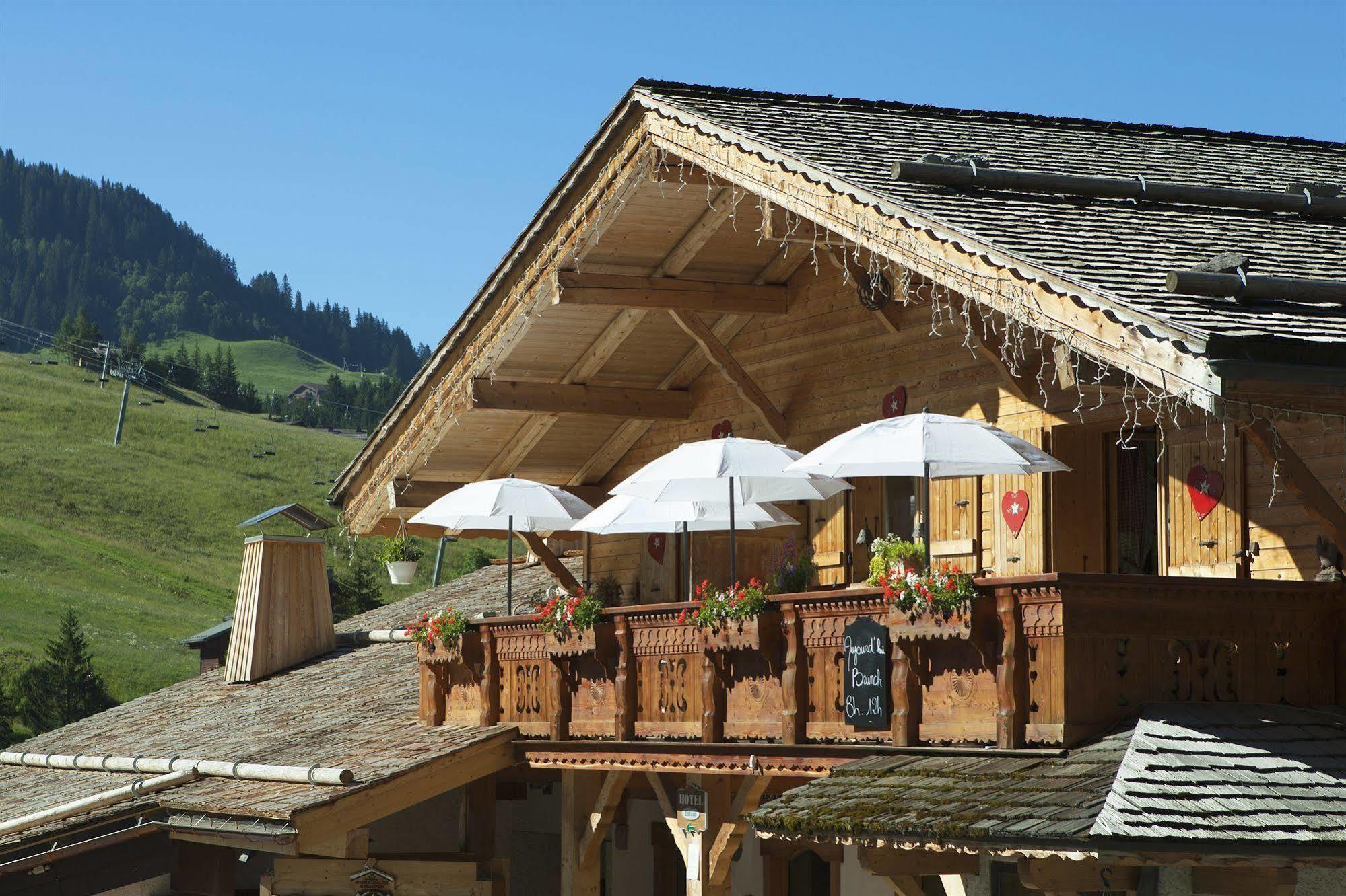 Chalet-Hôtel Les Cimes Le Grand-Bornand Exterior foto