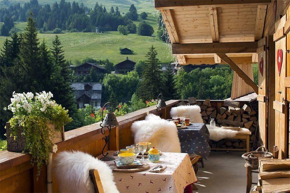 Chalet-Hôtel Les Cimes Le Grand-Bornand Exterior foto