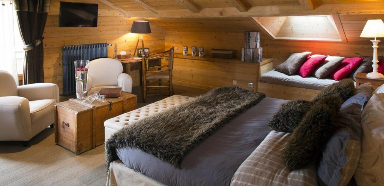 Chalet-Hôtel Les Cimes Le Grand-Bornand Exterior foto