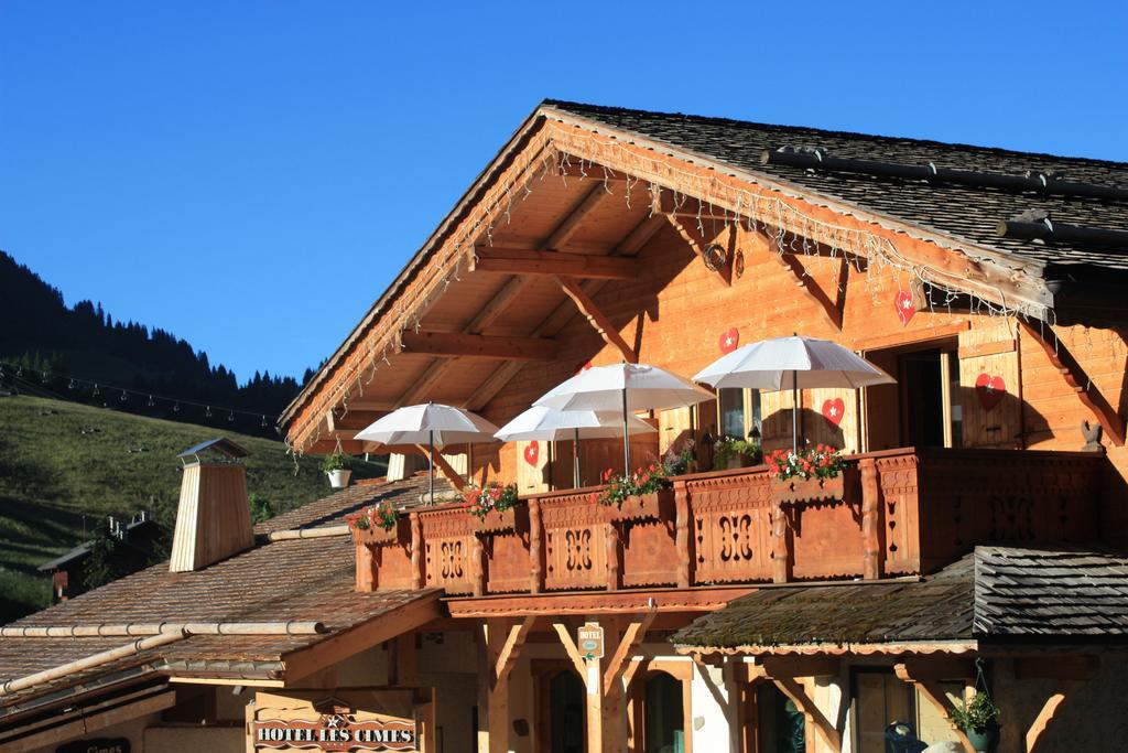 Chalet-Hôtel Les Cimes Le Grand-Bornand Exterior foto